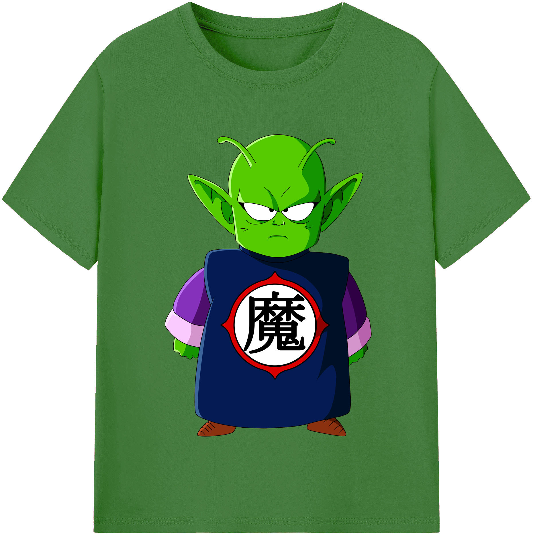 （画像用） ドラゴンボール ピッコロ DRAGON BALL Piccolo レディースカジュアルプリントTシャツ（綿100％）
